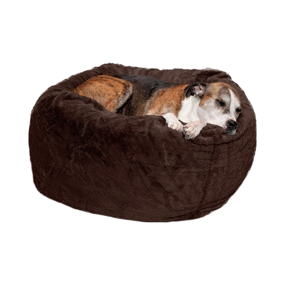 Giant Human-Sized Dog Bed for Adults - Ultra Soft Plush Bean Bag Bed