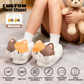 Ugly-Cute Funny Face Plush Slippers - Thick Bottom Soft Indoor Shoes